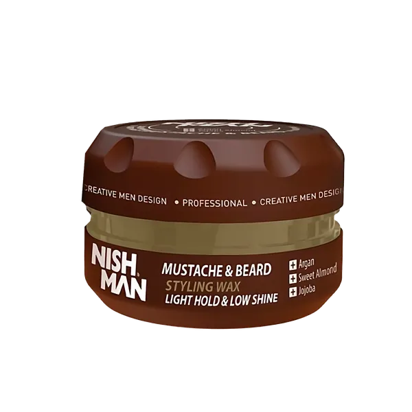 Cera Bálsamo Nishman para Peinar Barba y Bigote Argan 100ml